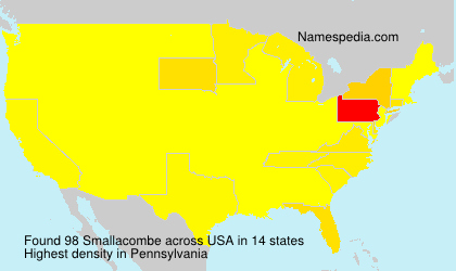 Surname Smallacombe in USA Surname Smallacombe in USA