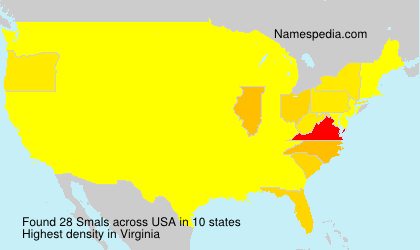 Surname Smals in USA Surname Smals in USA