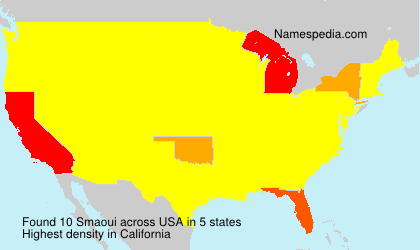 Surname Smaoui in USA Surname Smaoui in USA
