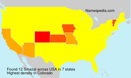 Surname Smazal in USA Surname Smazal in USA