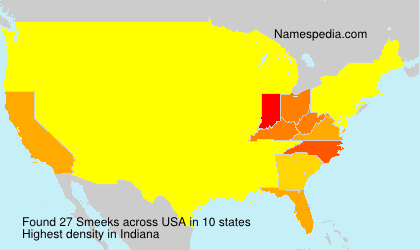 Surname Smeeks in USA Surname Smeeks in USA