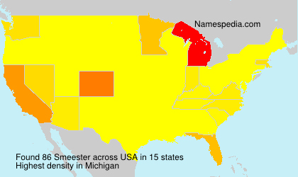 Surname Smeester in USA Surname Smeester in USA