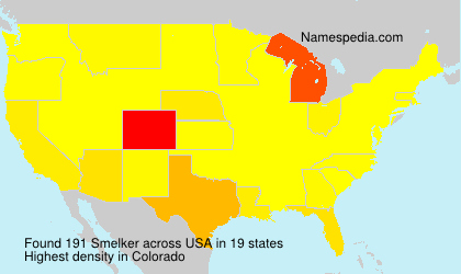 Surname Smelker in USA Surname Smelker in USA