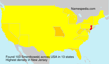 Surname Smentkowski in USA Surname Smentkowski in USA