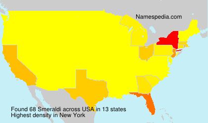 Surname Smeraldi in USA Surname Smeraldi in USA