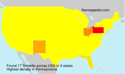 Surname Smiddle in USA Surname Smiddle in USA