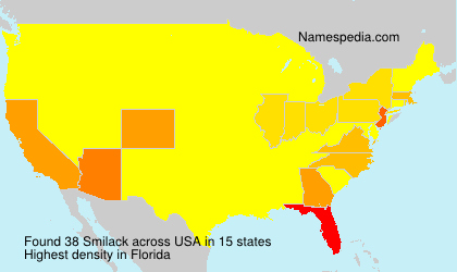 Surname Smilack in USA Surname Smilack in USA