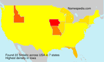 Surname Smlatic in USA Surname Smlatic in USA