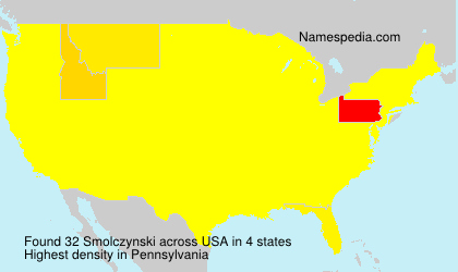 Surname Smolczynski in USA Surname Smolczynski in USA