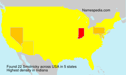 Surname Smolnicky in USA Surname Smolnicky in USA