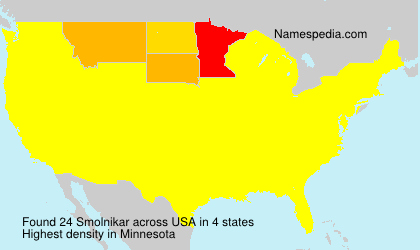 Surname Smolnikar in USA Surname Smolnikar in USA