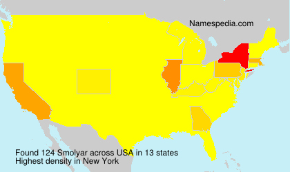 Surname Smolyar in USA Surname Smolyar in USA