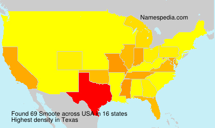 Surname Smoote in USA Surname Smoote in USA