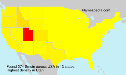 Surname Smuin in USA Surname Smuin in USA