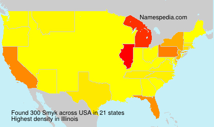 Surname Smyk in USA