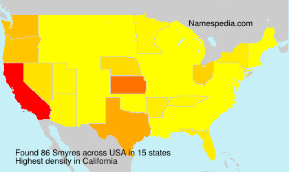 Surname Smyres in USA Surname Smyres in USA