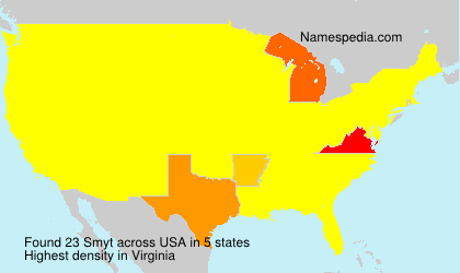 Surname Smyt in USA Surname Smyt in USA