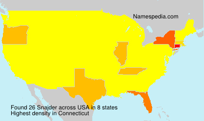 Surname Snajder in USA Surname Snajder in USA