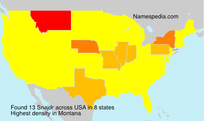 Surname Snajdr in USA Surname Snajdr in USA