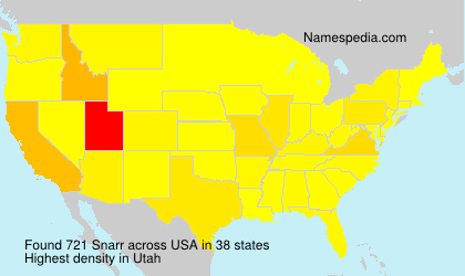 Surname Snarr in USA Surname Snarr in USA