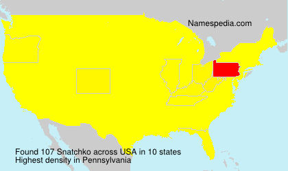 Surname Snatchko in USA Surname Snatchko in USA