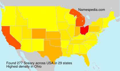 Surname Sneary in USA Surname Sneary in USA