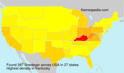 Surname Snedegar in USA Surname Snedegar in USA
