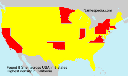Surname Sneil in USA Surname Sneil in USA