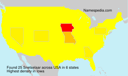 Surname Snetselaar in USA Surname Snetselaar in USA