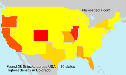 Surname Sniezko in USA Surname Sniezko in USA