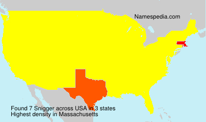 Surname Snigger in USA Surname Snigger in USA