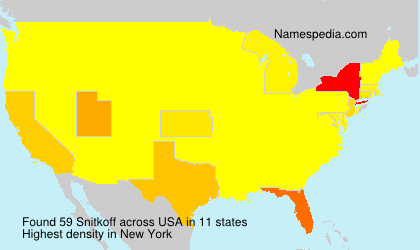 Surname Snitkoff in USA Surname Snitkoff in USA