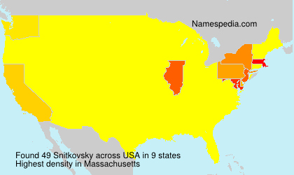 Surname Snitkovsky in USA Surname Snitkovsky in USA