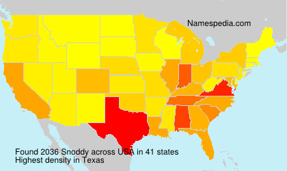 Surname Snoddy in USA Surname Snoddy in USA