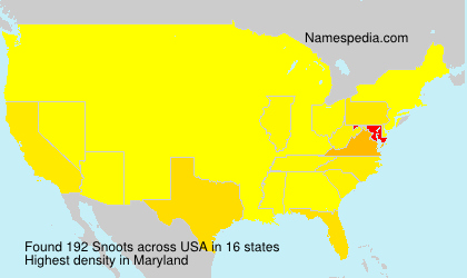 Surname Snoots in USA Surname Snoots in USA