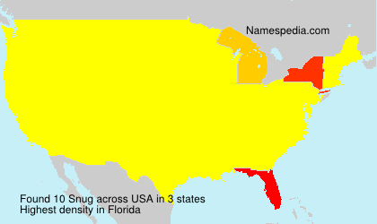 Surname Snug in USA Surname Snug in USA