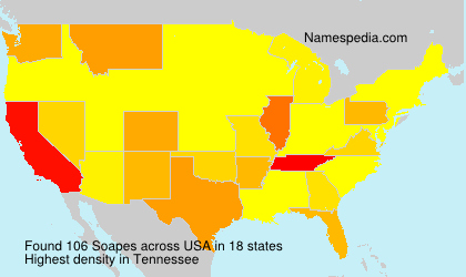 Surname Soapes in USA Surname Soapes in USA
