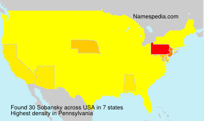 Surname Sobansky in USA Surname Sobansky in USA