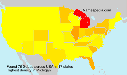 Surname Sobas in USA Surname Sobas in USA