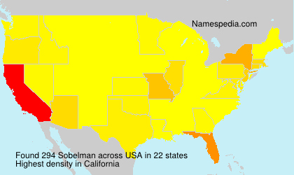 Surname Sobelman in USA Surname Sobelman in USA