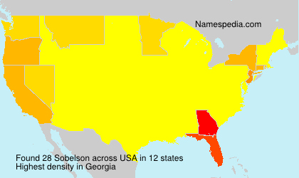 Surname Sobelson in USA Surname Sobelson in USA
