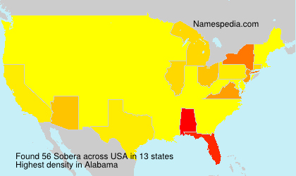 Surname Sobera in USA Surname Sobera in USA