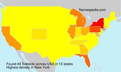 Surname Sobiecki in USA Surname Sobiecki in USA