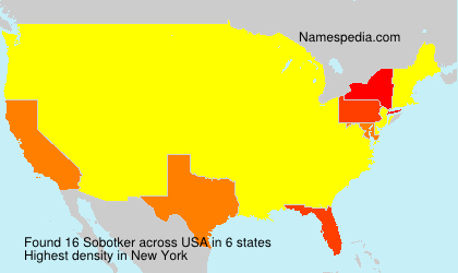 Surname Sobotker in USA Surname Sobotker in USA