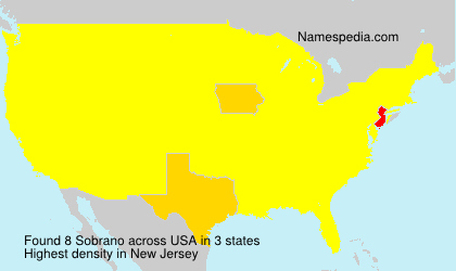Surname Sobrano in USA Surname Sobrano in USA
