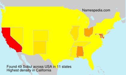 Surname Sobul in USA Surname Sobul in USA