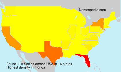 Surname Socias in USA Surname Socias in USA