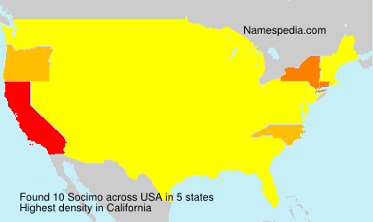 Surname Socimo in USA Surname Socimo in USA