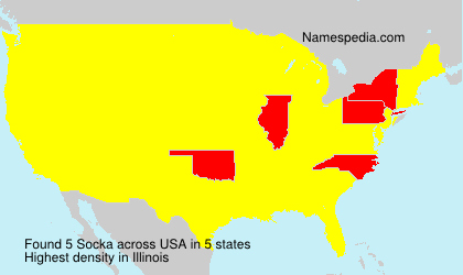 Surname Socka in USA Surname Socka in USA