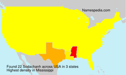Surname Sodachanh in USA Surname Sodachanh in USA